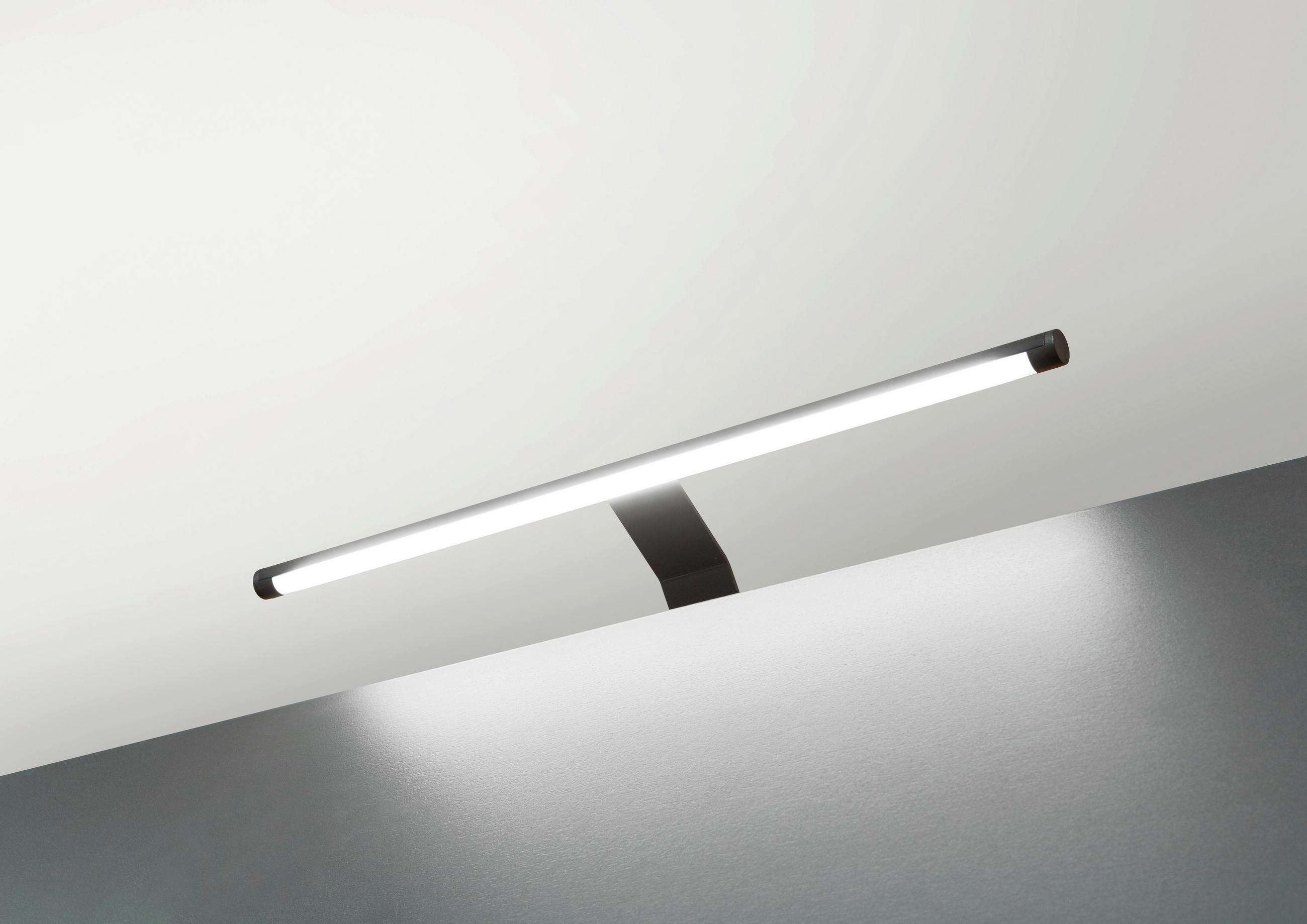 SCHRANKBELEUCHTUNG LED-Leuchtmittel  - Graphitfarben, Konventionell, Kunststoff/Metall (35/6/17cm) - Carryhome