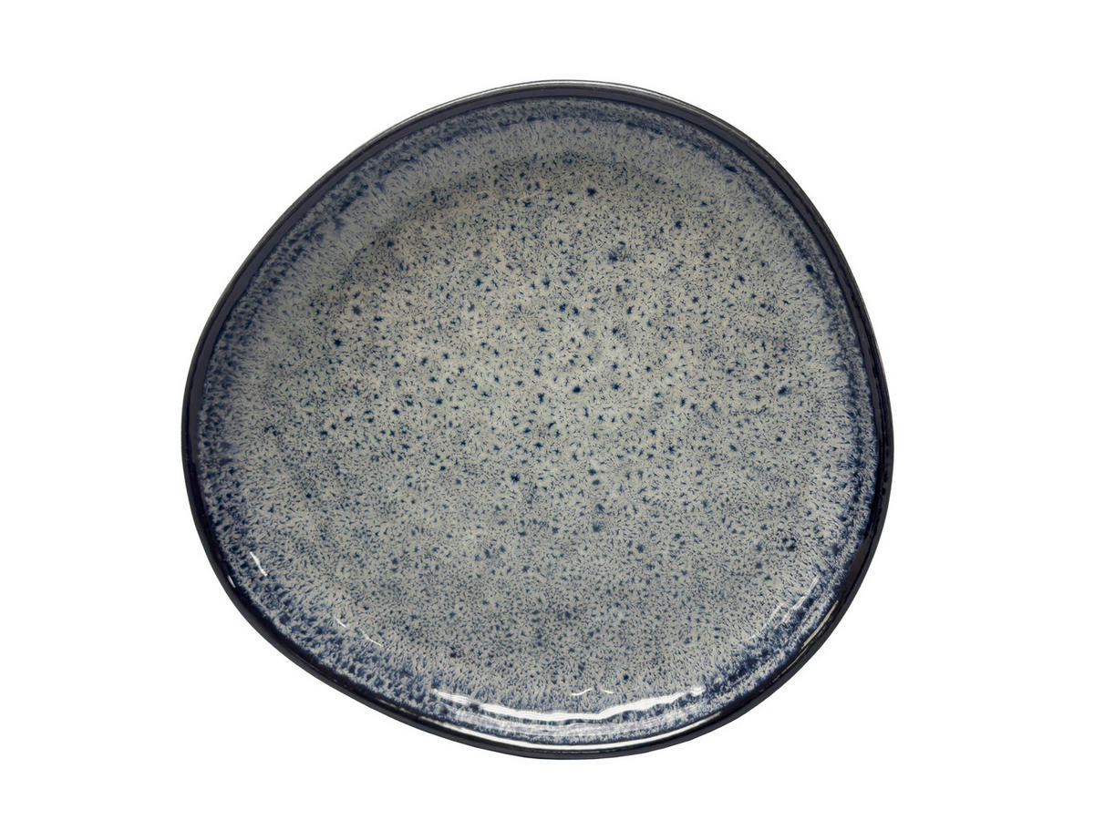 DESSERTTELLER SØREN GREY   22,6/22,3 cm  - Grau, Trend, Keramik (22,6/22,3cm) - Novel