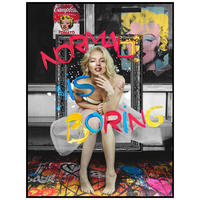 KUNSTDRUCK 60/80 cm  - Multicolor/Schwarz, Design, Holzwerkstoff (60/80cm) - Monee