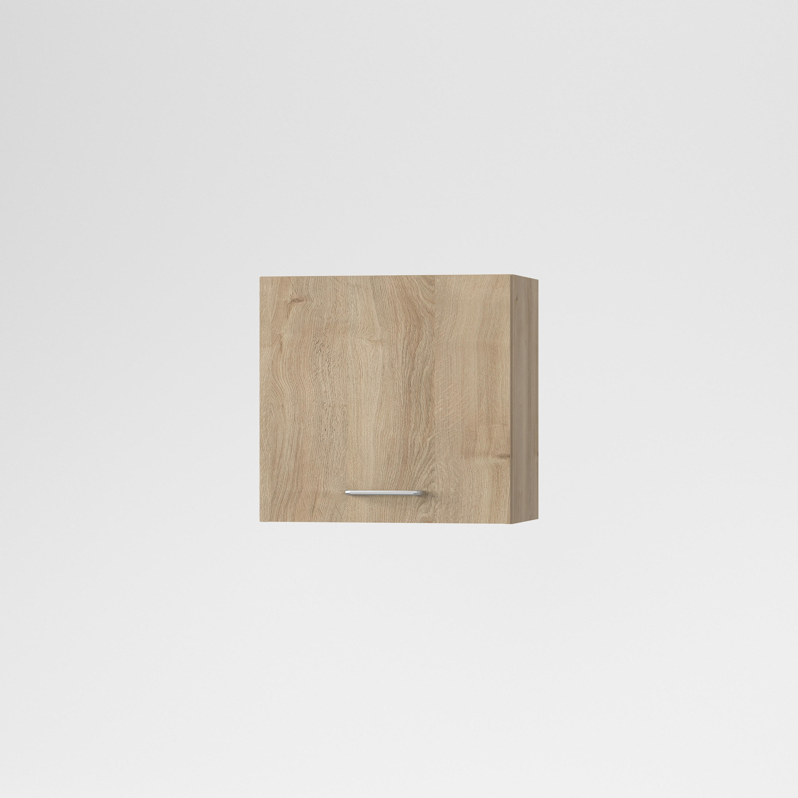 KONYHAI FALISZEKRÉNY - tölgyfa színű, Basics, üveg/fa (60/60/33cm) - Carryhome