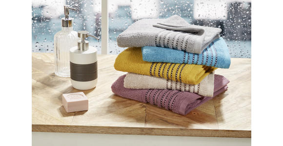 Handtuch Anna - Grau, MODERN, Textil (50/90cm) - Luca Bessoni