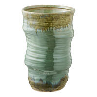 VASE  - Grün, Basics, Keramik (22/34.5cm)