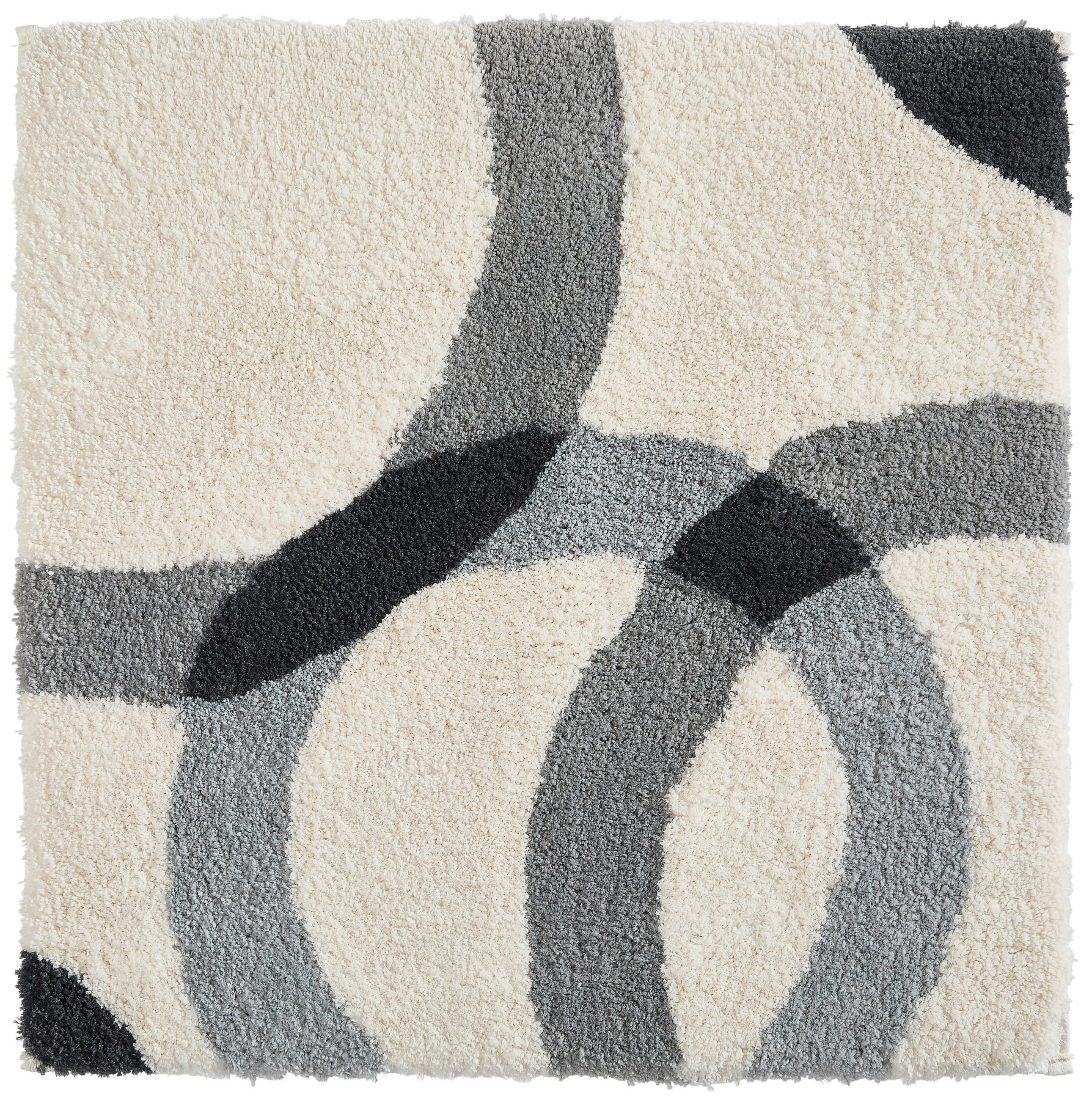 BADEMATTE Grau 60/60 cm  - Grau, Basics, Kunststoff/Textil (60/60cm) - Esposa