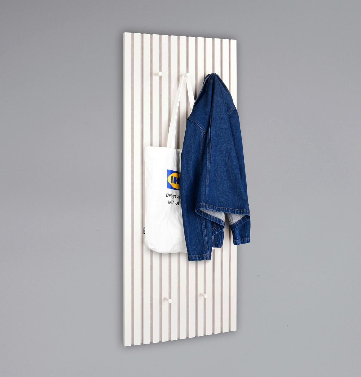 GARDEROBENPANEEL  in 50/125/7 cm  - Sandfarben, MODERN, Holzwerkstoff/Textil (50/125/7cm)