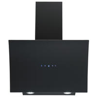 DUNSTABZUGSHAUBE CH55060SA++  - Schwarz, Trend, Glas/Metall (60/80,5-118,5/40,2cm) - Respekta