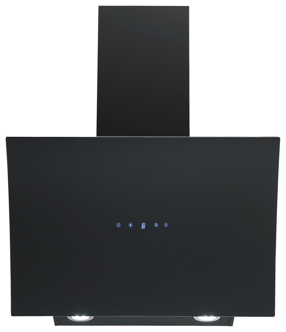 DUNSTABZUGSHAUBE CH55060SA++  - Schwarz, Trend, Glas/Metall (60/80,5-118,5/40,2cm) - Respekta