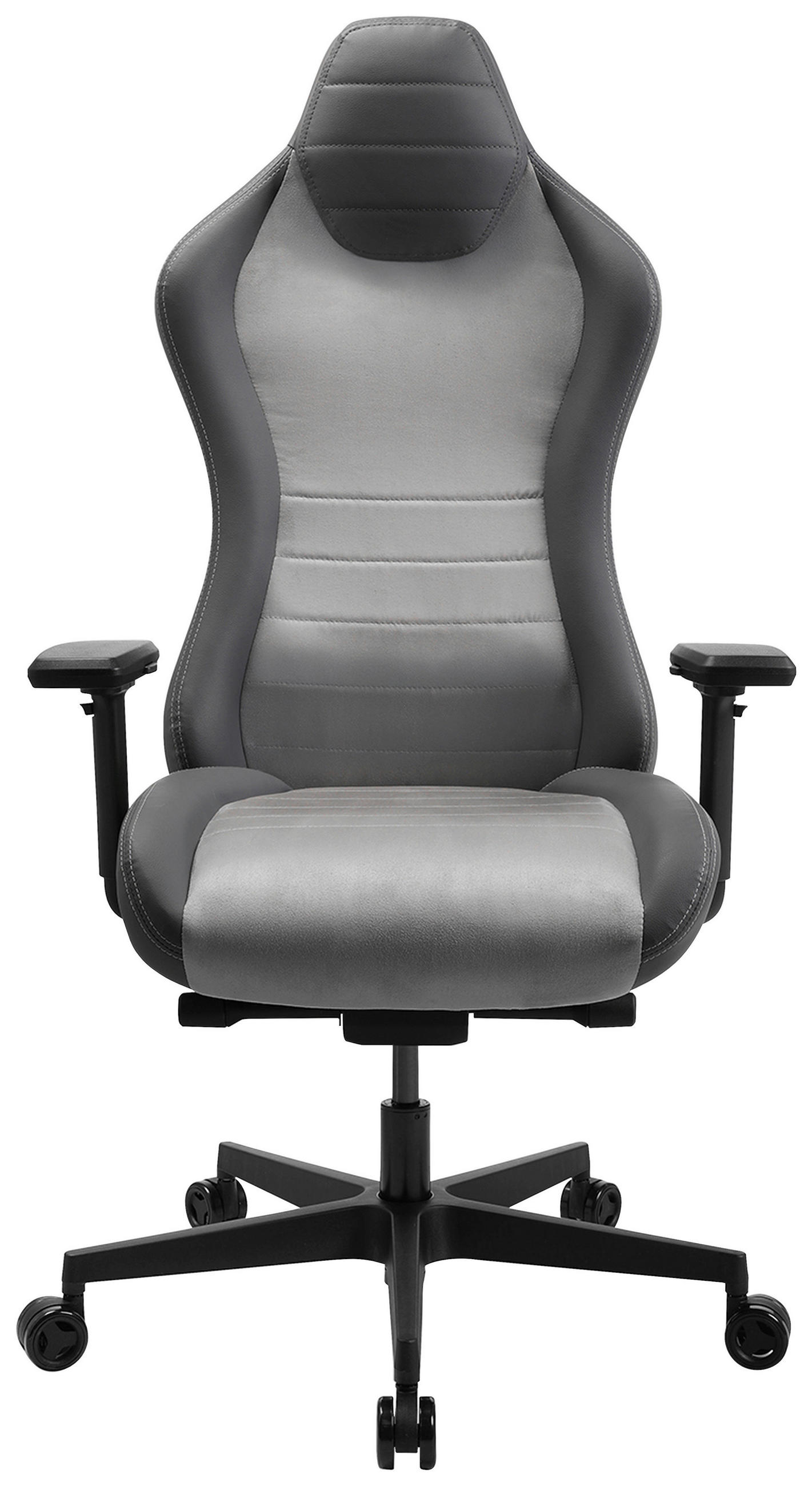 GAMINGSTUHL Anthrazit, Grau, Türkis Metall, Kunststoff, Textil   - Türkis/Anthrazit, MODERN, Kunststoff/Textil (70/133-142/65cm) - Topstar