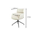 ARMLEHNSTUHL  Stoffauswahl, Sitzfläche 360° drehbar, automatische Rückholfunktion Webstoff  Beige  - Beige/Schwarz, Design, Textil/Metall (62/92/66cm) - Dieter Knoll