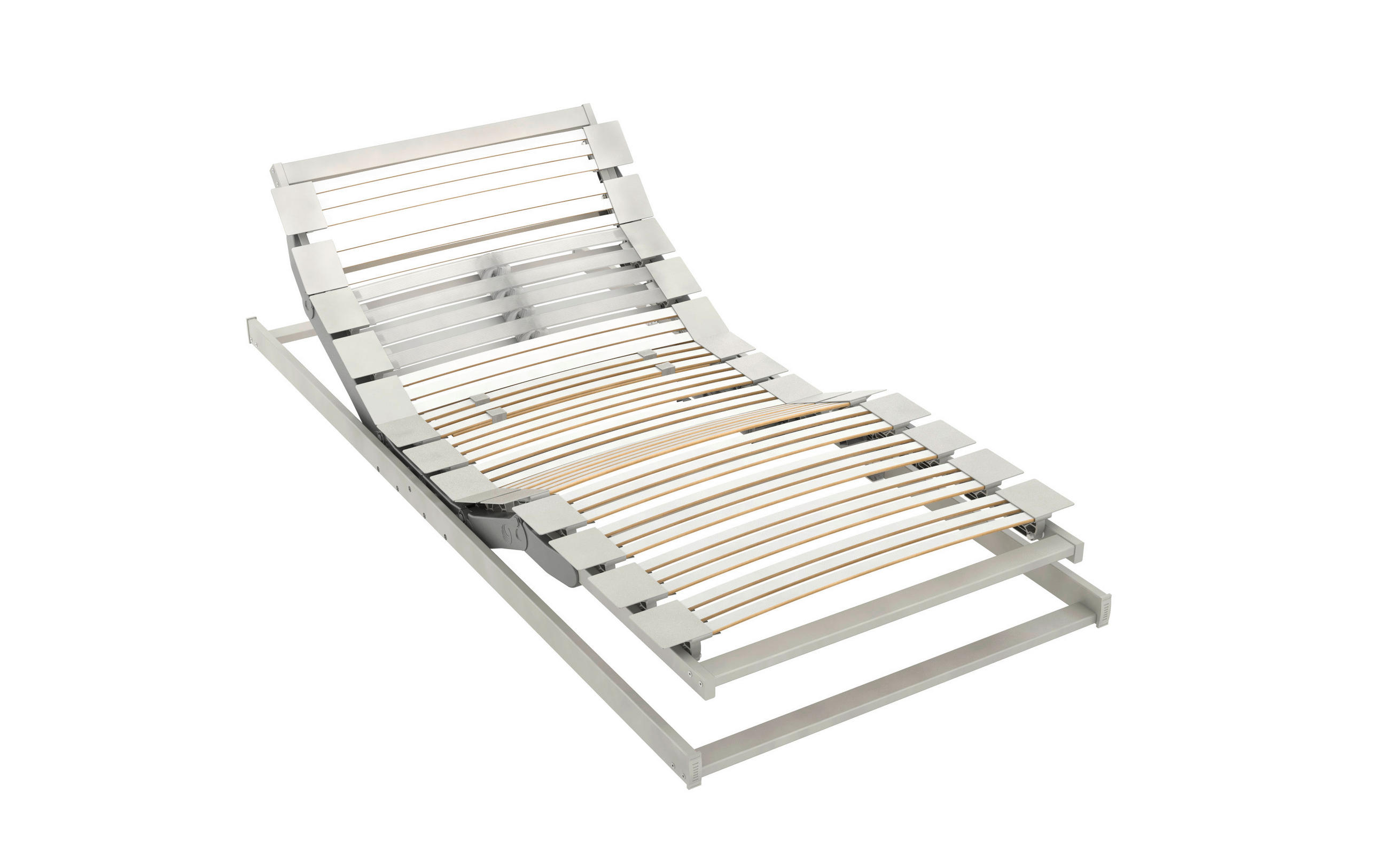 LATTENROST 90/200 cm Kopfteil, Fußteil verstellbar, Birke  - Transparent/Birkefarben, KONVENTIONELL, Holz/Kunststoff (90/200cm) - Schlaraffia