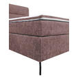 BOXSPRINGBETT 140/200 cm  in Altrosa  - Schwarz/Altrosa, Design, Textil/Metall (140/200cm) - Esposa