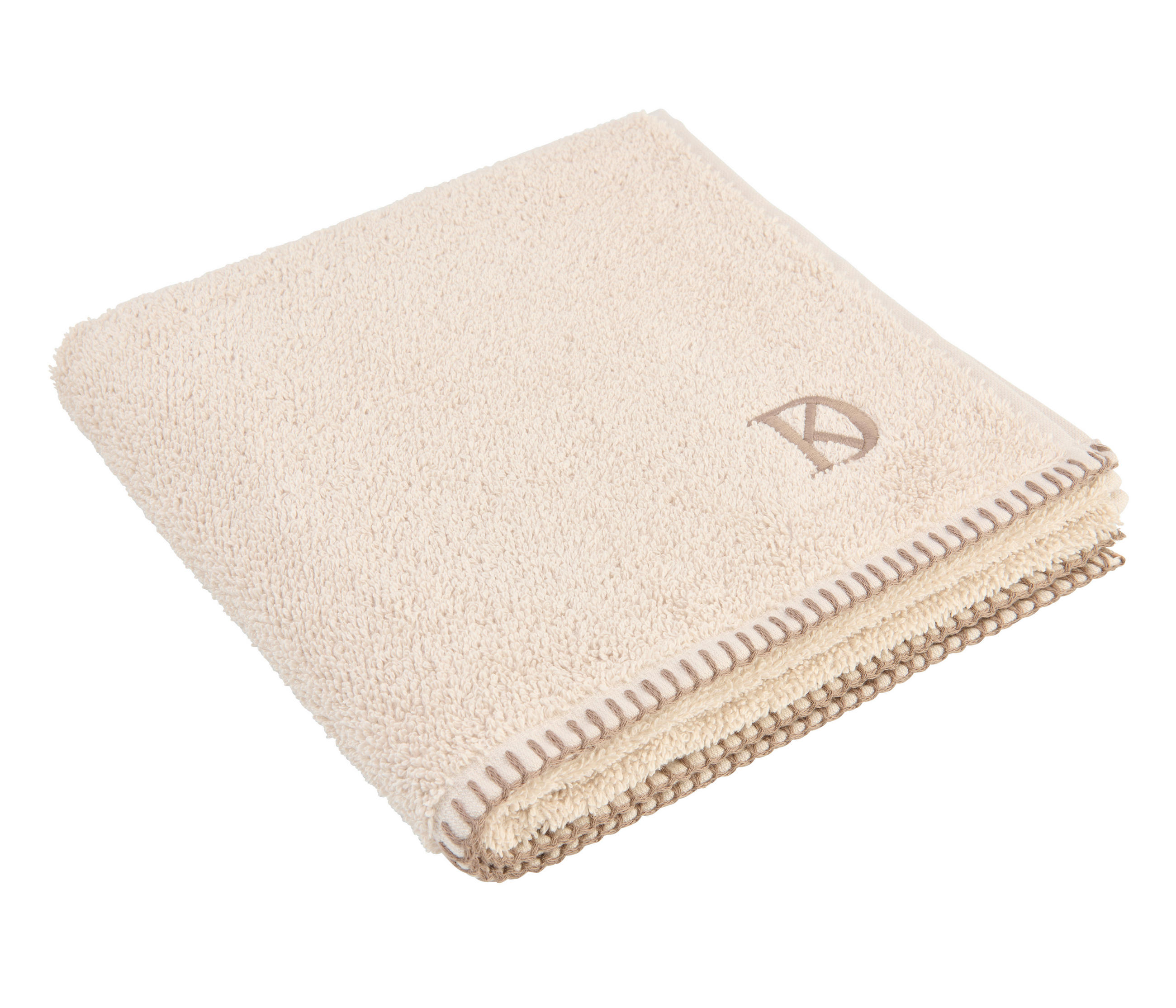 RUČNÍK, 50/100 cm, béžová - béžová, Konvenční, textil (50/100cm) - Dieter Knoll