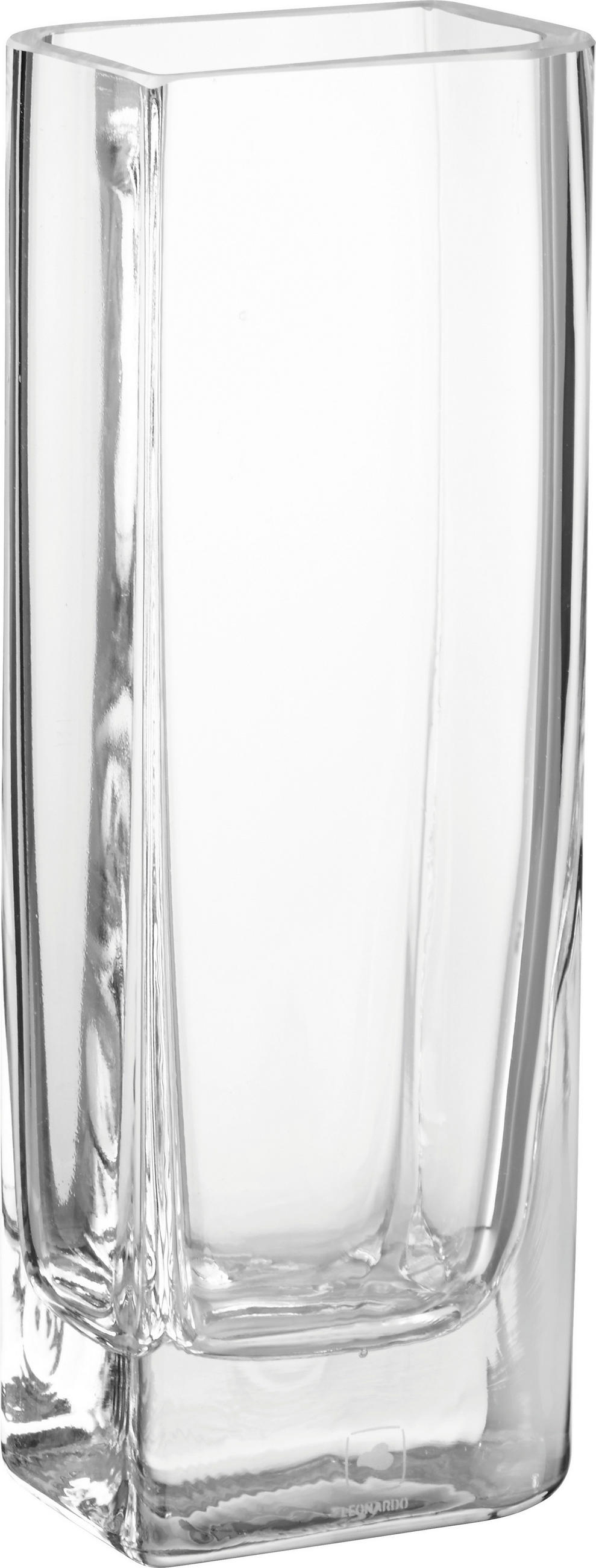 VÁZA, sklo, 20 cm - číra, Basics, sklo (8,00/20,00/8,00cm) - Leonardo