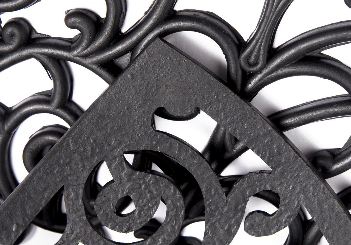 FUßMATTE 45/75 cm Mix Mats  - Schwarz, Basics, Kunststoff (45/75cm) - Hanse Home