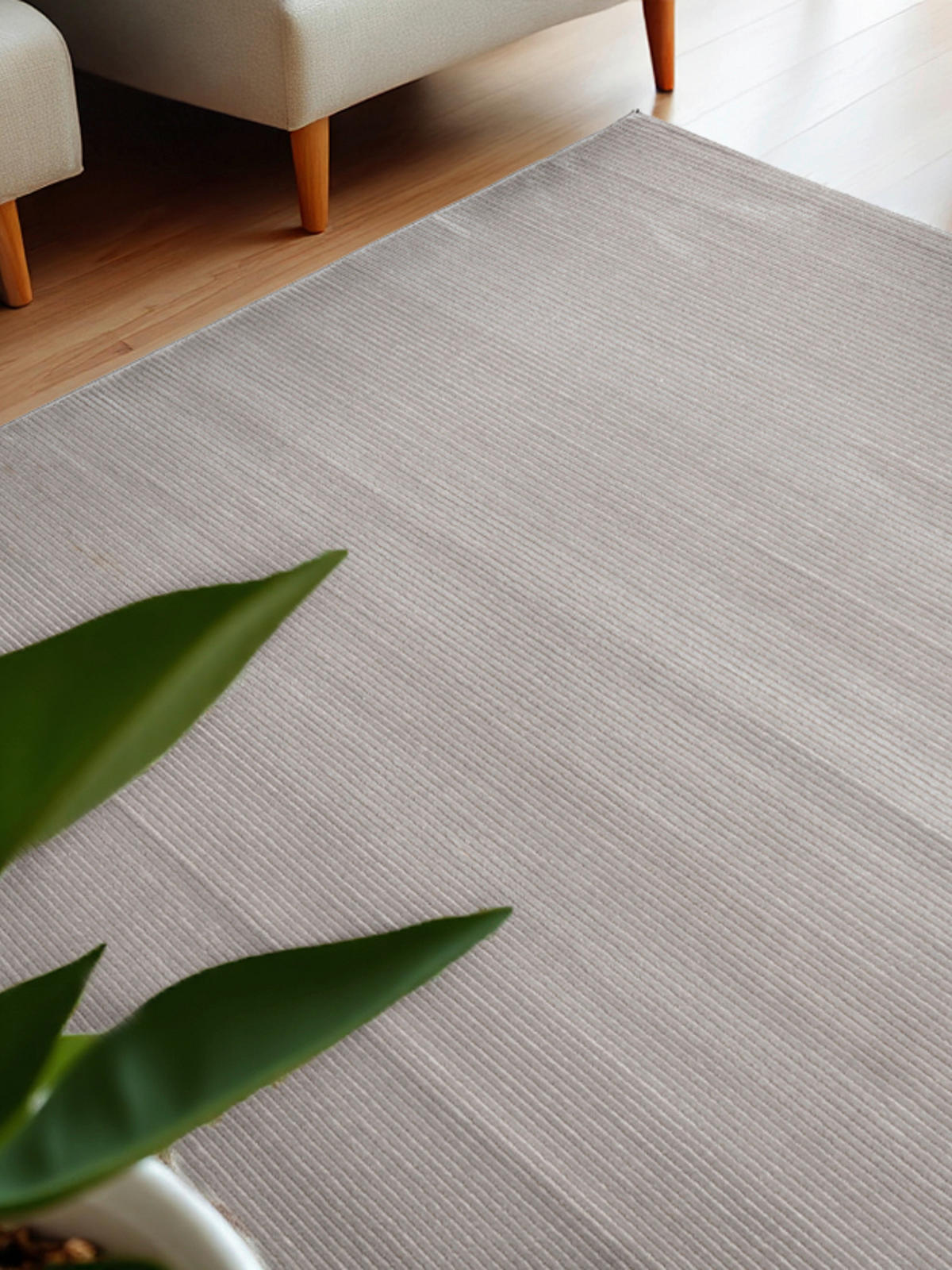 TEPPICH 200/280 cm Perles Creme, Grau  - Creme/Grau, Basics, Kunststoff (200/280cm) - Elle Decoration