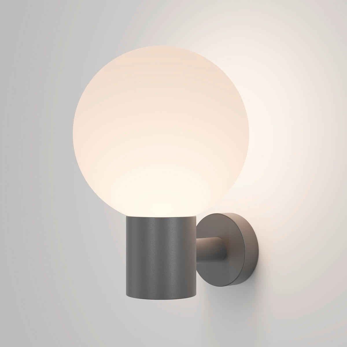 VÄGGLAMPA UTOMHUS - grå, Modern, metall (16/20/28cm) - MAYTONI