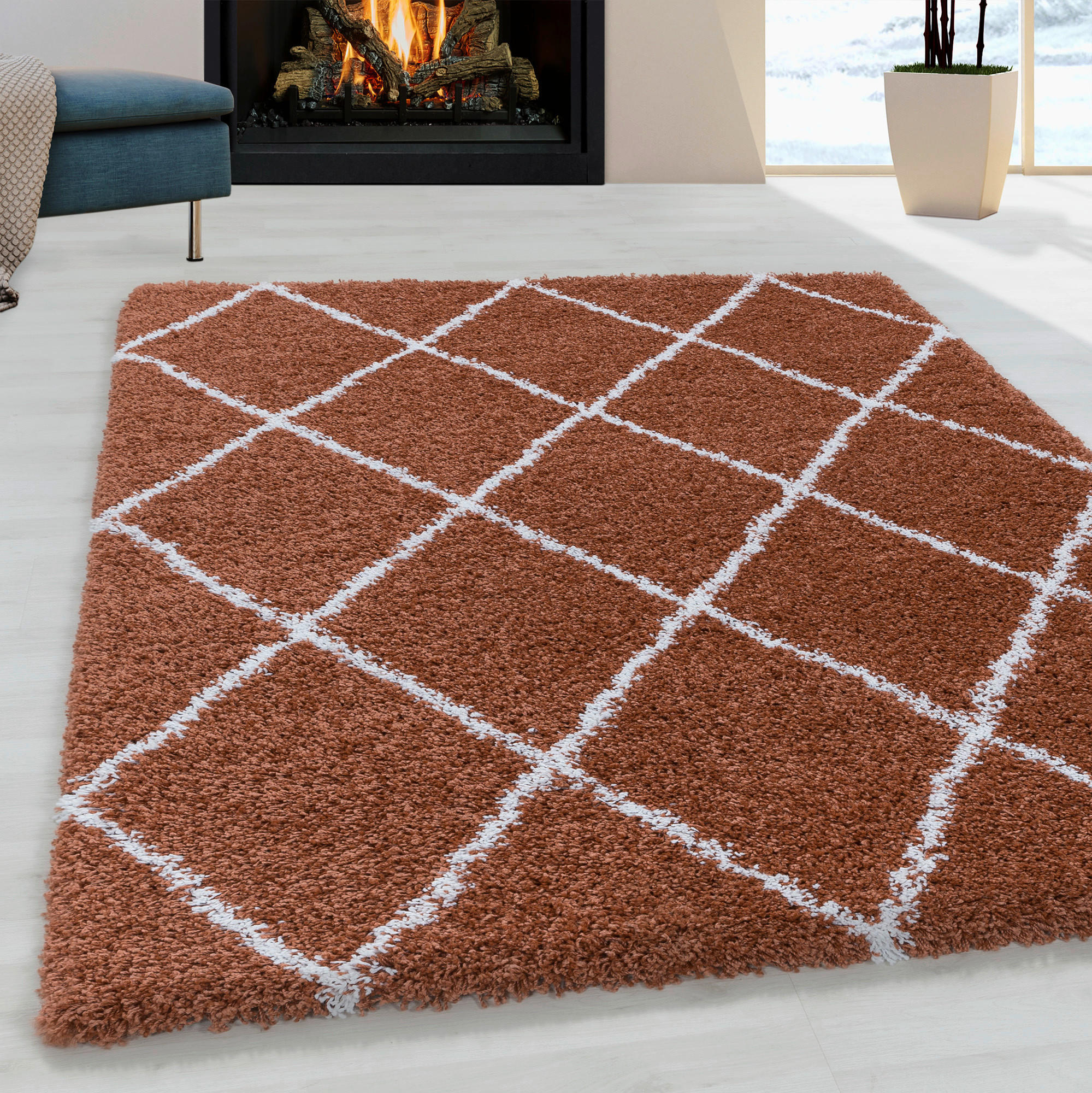 RYAMATTA 60/110 cm Alvor 3401 terra  - terrakotta, Basics, textil (60/110cm)