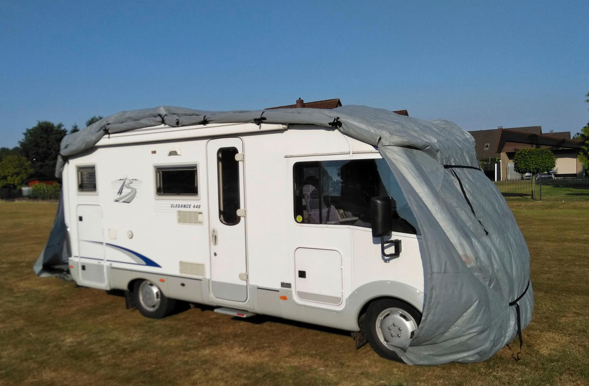 ABDECKPLANE - Grau, Basics, Kunststoff (235/275/870cm)