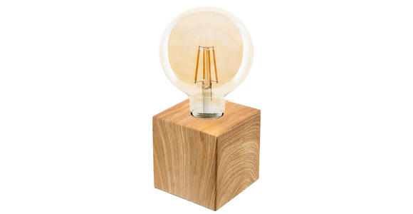 TISCHLEUCHTE 10/10/10 cm  - Eichefarben, Basics, Metall (10/10/10cm) - Novel