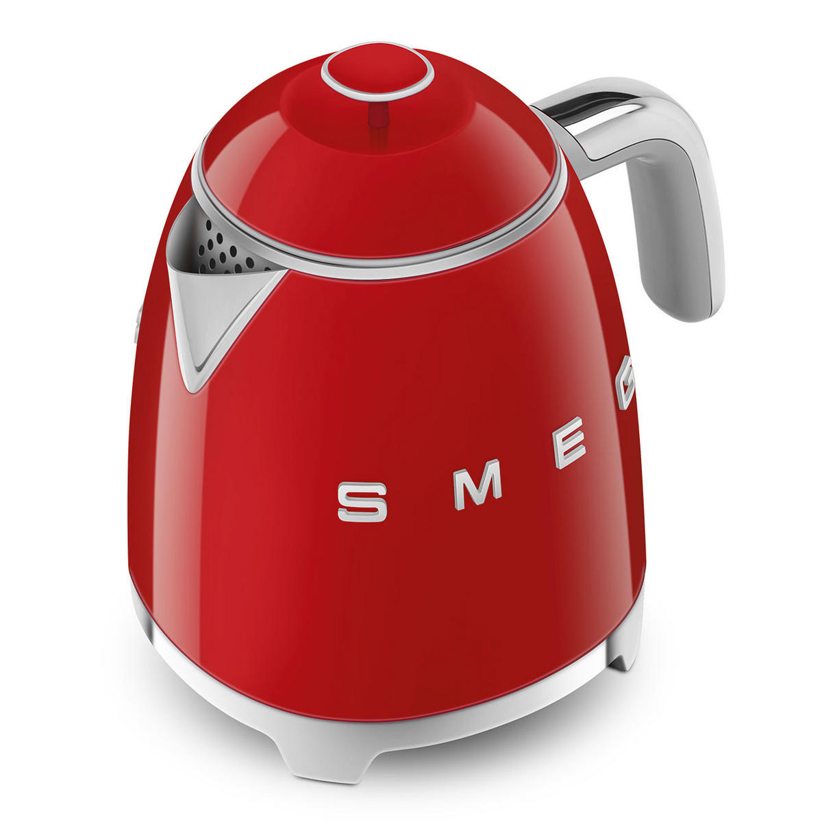 WASSERKOCHER 0,8 l  - Rot, Design, Metall (22,3/24,8/17,1cm) - SMEG