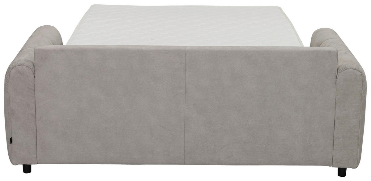 SCHLAFSOFA Leinenoptik Taupe  - Taupe/Schwarz, Design, Kunststoff/Textil (198/91/100cm) - Carryhome