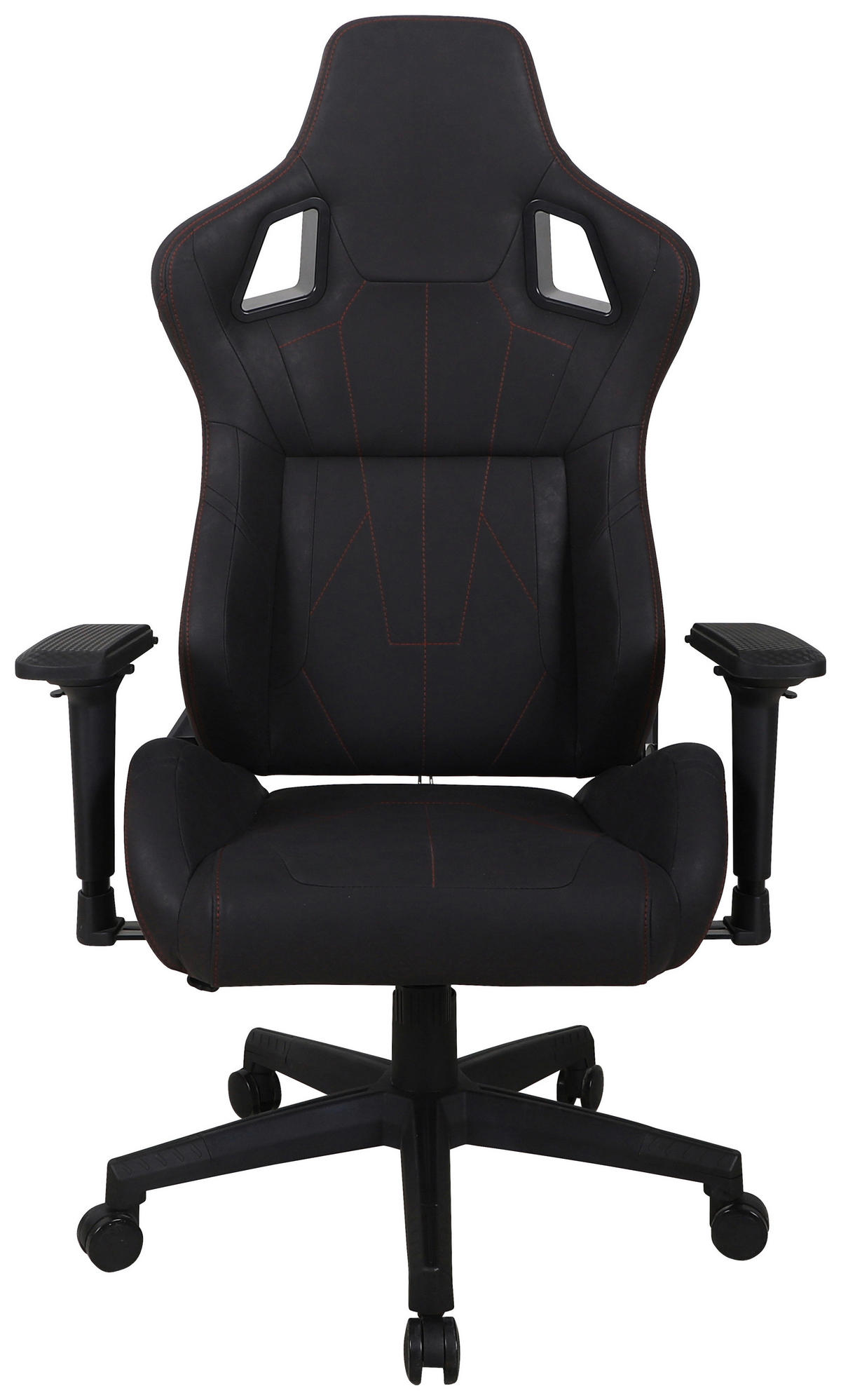 GAMINGSTUHL Schwarz Kunststoff, Textil   - Rot/Schwarz, Design, Kunststoff/Textil (73/130-140/67cm) - Venda