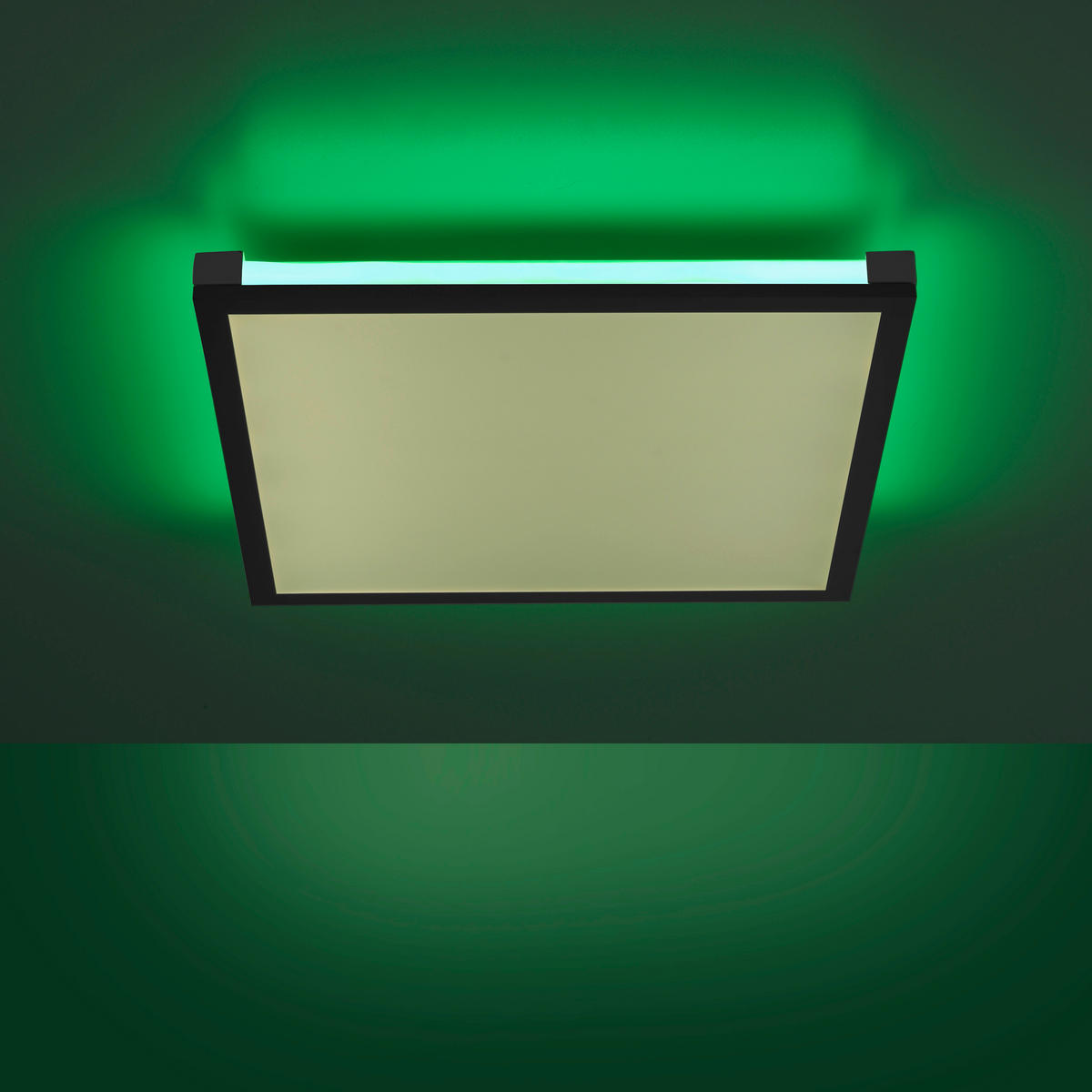 LED-PANEEL 45/45/7,1 cm  - Schwarz, Basics, Kunststoff/Metall (45/45/7,1cm)