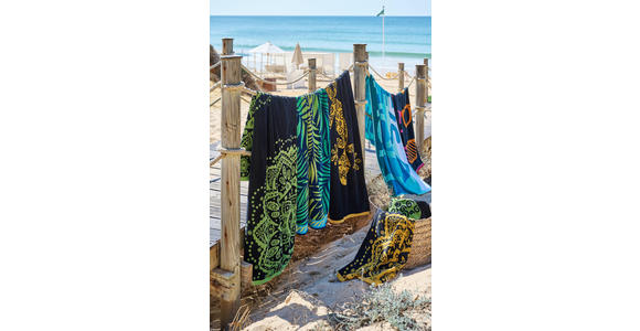STRANDTUCH 90/180 cm Blau - Blau, KONVENTIONELL, Textil (90/180cm) - Esposa
