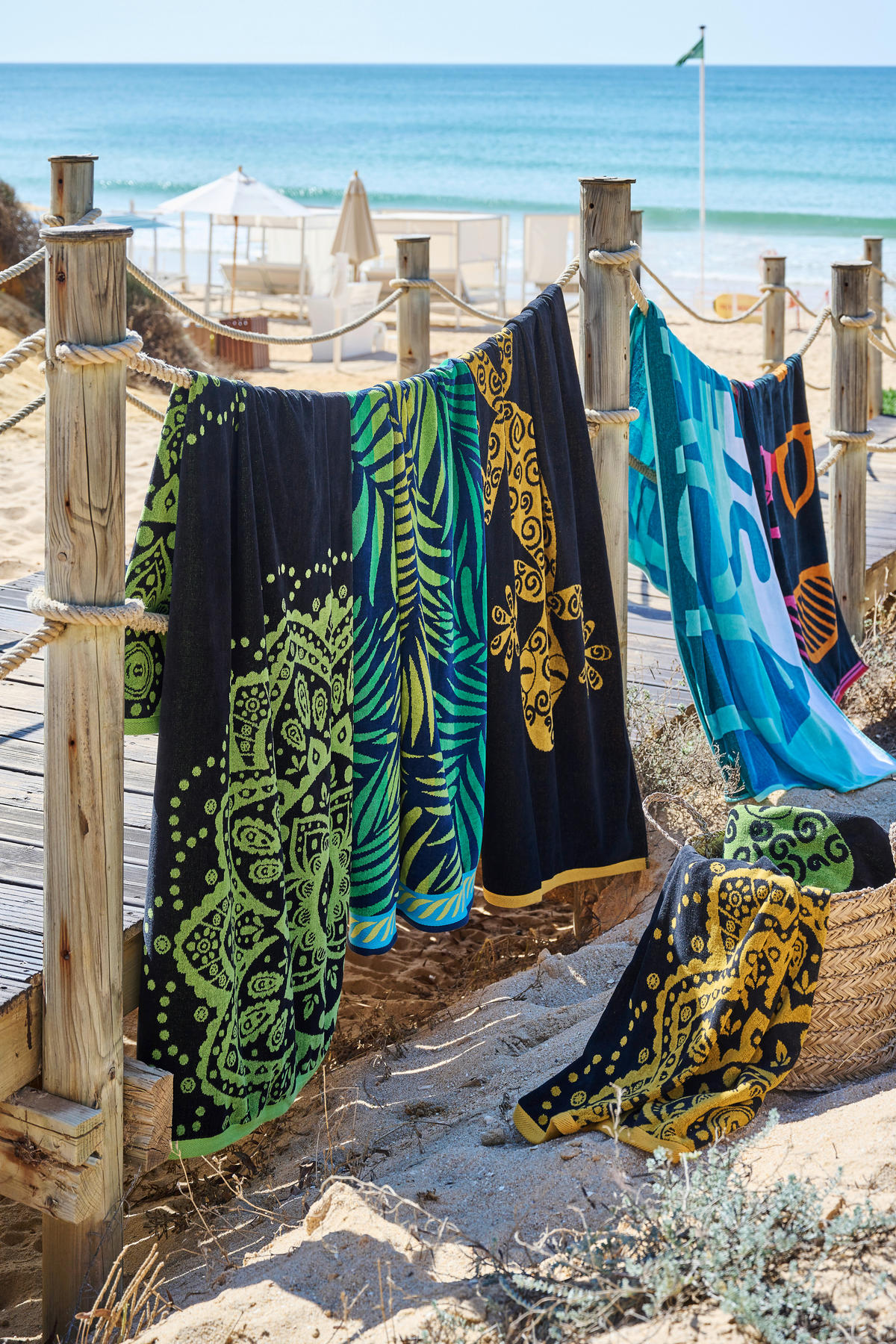 STRANDTUCH Capri Multicolor 90/180 cm  - Multicolor, KONVENTIONELL, Textil (90/180cm) - Esposa