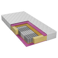 TASCHENFEDERKERNMATRATZE 90/200 cm Höhe ca. 18 cm  - Weiß, Basics, Textil (90/200cm) - Boxxx