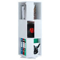 DREHREGAL  34/109/34 cm Weiß  - Weiß, Basics, Holzwerkstoff (34/109/34cm) - MID.YOU