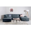 WOHNLANDSCHAFT in Dunkelblau  - Dunkelblau/Grau, Design, Textil/Metall (215/328/173cm) - MID.YOU