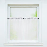 SCHEIBENGARDINE   66/92 cm   - Weiß, Basics, Textil (66/92cm)