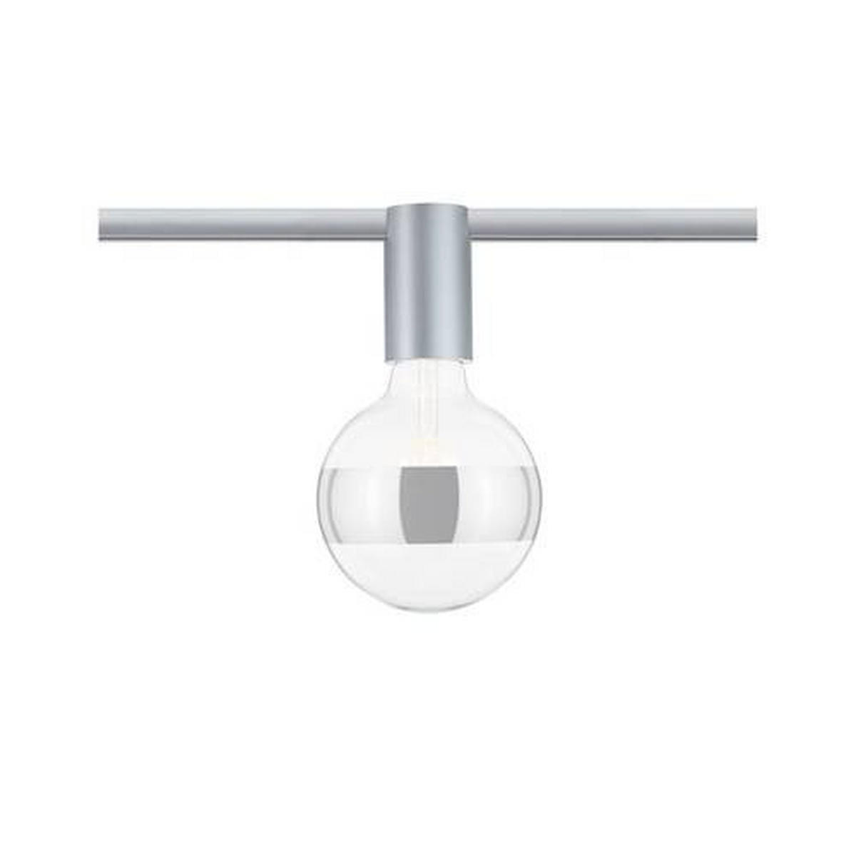 SCHIENENSYSTEM-STRAHLER URail 5,5/9,6 cm   - Chromfarben, Basics, Metall (5,5/9,6cm) - Paulmann