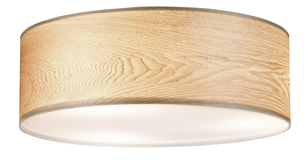 DECKENLEUCHTE 45/15 cm   - Rotbraun, Basics, Holz/Metall (45/15cm) - Paulmann