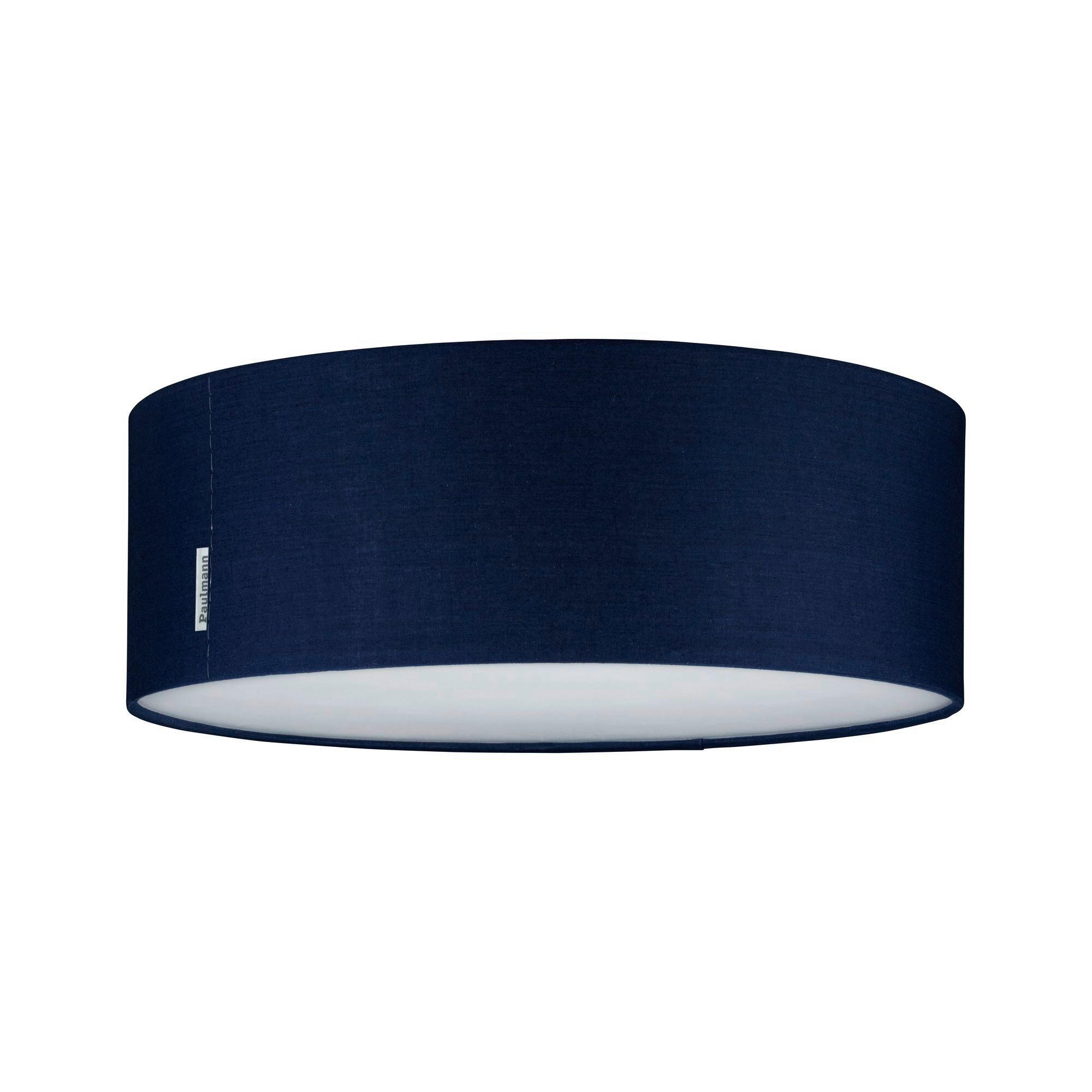 DECKENLEUCHTE  38/13 cm    - Dunkelblau, Basics, Textil (38/13cm) - Paulmann