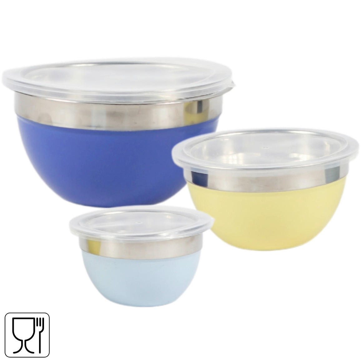 SET ZDJELA           - svijetlo žuta/ljubičasta, Basics, metal