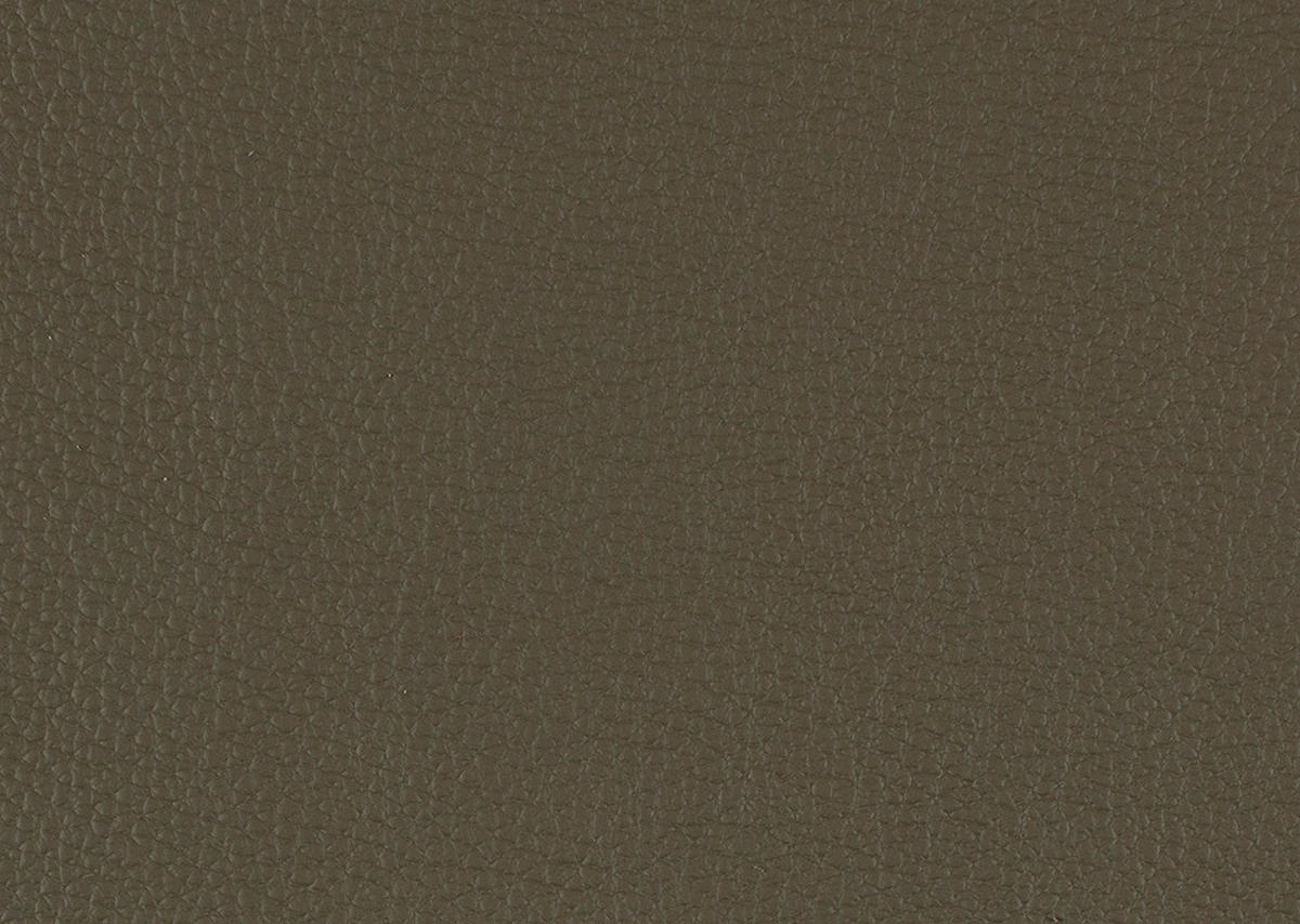 ECKSOFA in Echtleder Olivgrün  - Schwarz/Olivgrün, Design, Leder/Metall (239/285cm) - Cantus