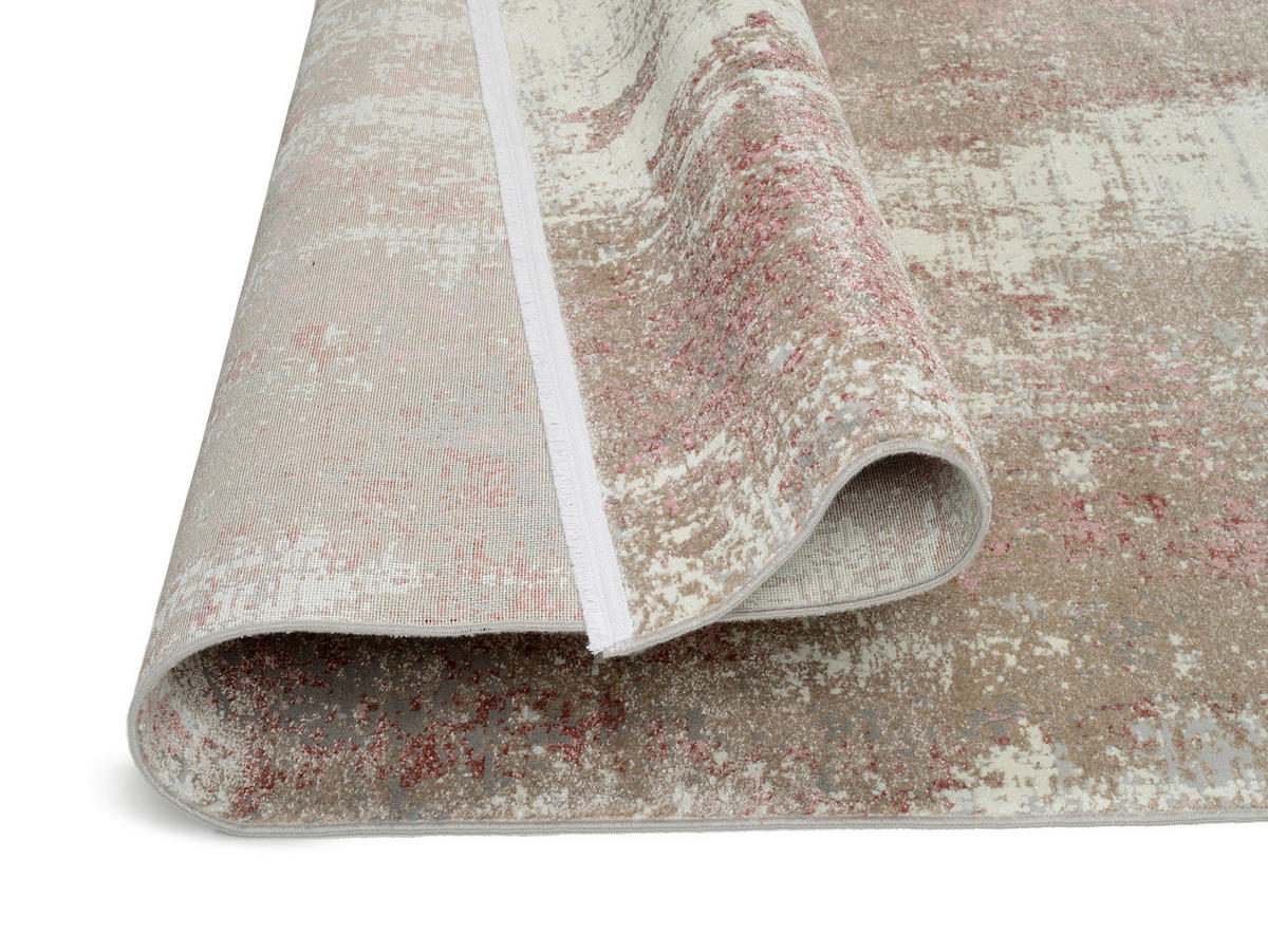 WEBTEPPICH 200/250 cm Creme, Rosa  - Creme/Rosa, Design, Textil (200/250cm) - Novel