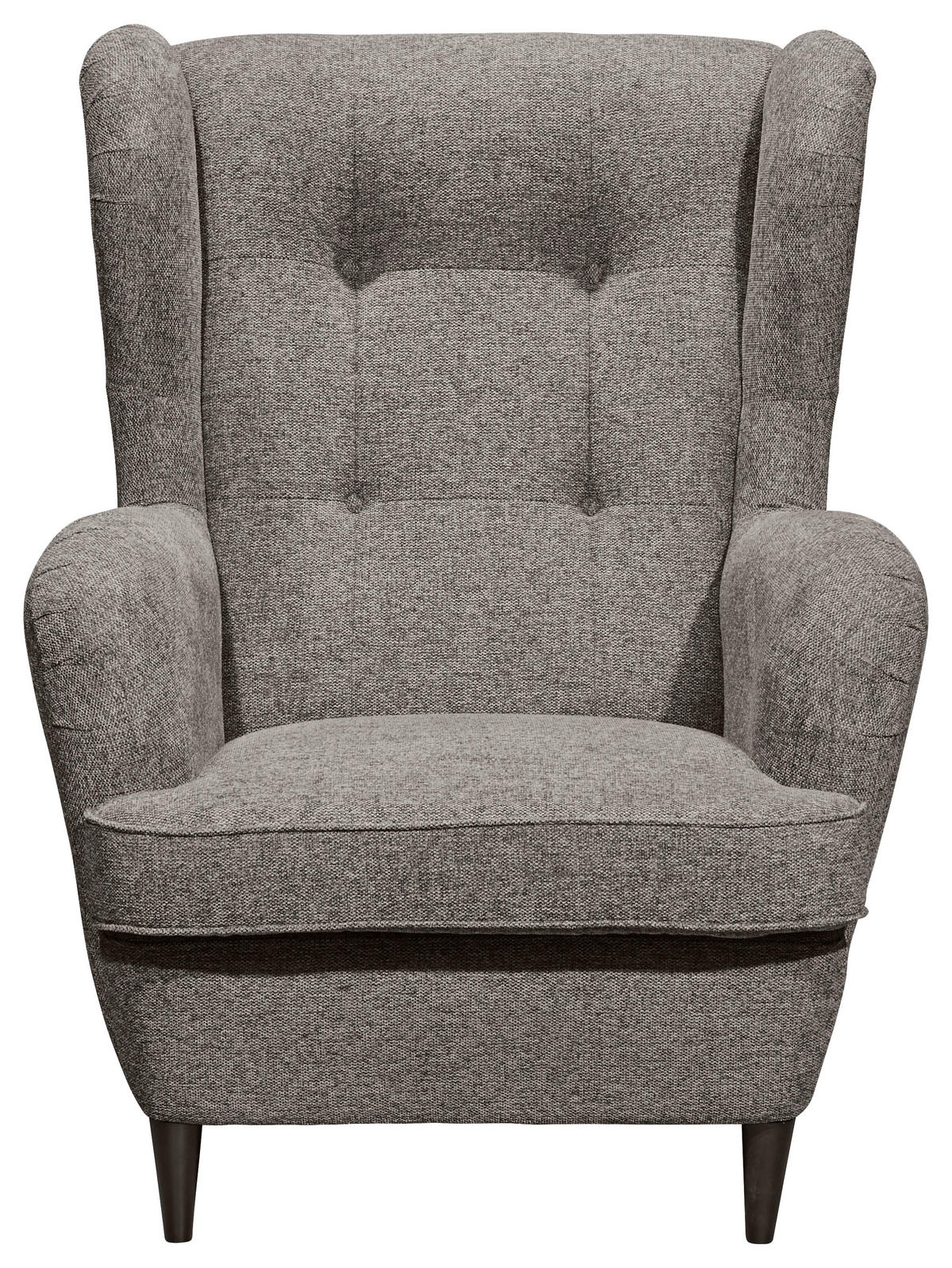 OHRENSESSEL Webstoff Braun  - Schwarz/Braun, Basics, Textil (78/102/98cm) - MID.YOU