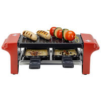 RACLETTE-GRILL  - Rot, Basics, Kunststoff/Metall (31,5/19,5/11cm) - Nouvel
