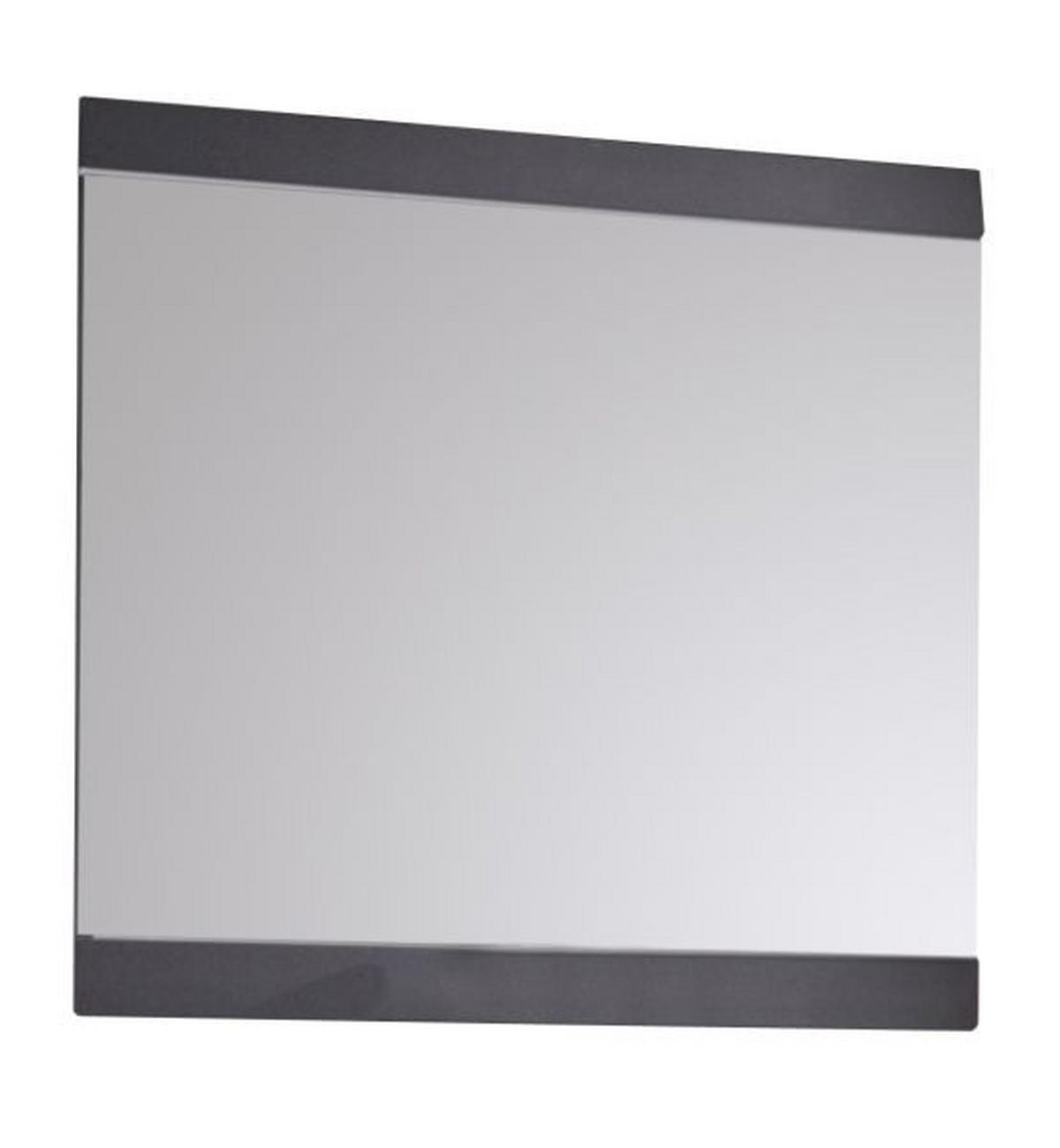 WANDSPIEGEL 90/83/2 cm    in rechteckig  - Dunkelgrau, Basics, Glas/Holzwerkstoff (90/83/2cm) - MID.YOU