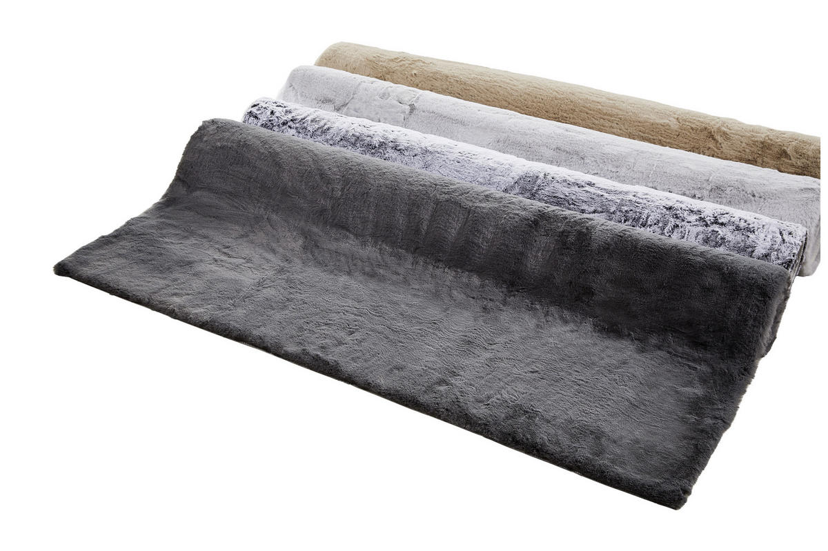 COVOR CU FIR LUNG   - antracit, Konventionell, textil (70/130cm) - Novel