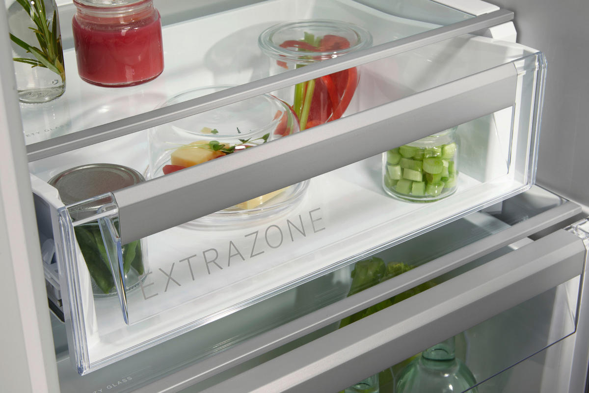 KÜHLSCHRANK 54,6/177,2/54,9 cm NSK6D181ES  - Weiß, Basics, Glas/Kunststoff (54,6/177,2/54,9cm) - AEG