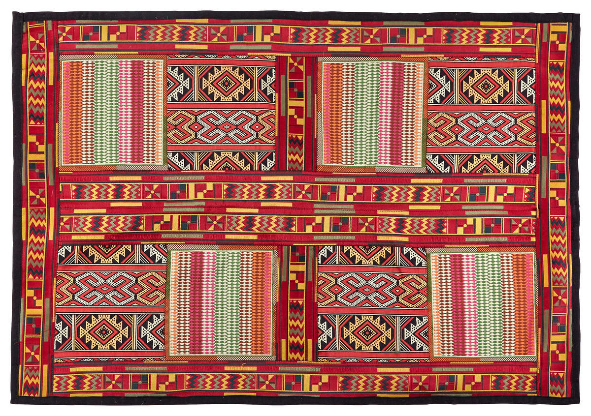 NÁSTĚNNÝ KOBEREC, 100/150 cm vícebarevná - vícebarevná, Lifestyle, textil (100/150cm) - Cazaris