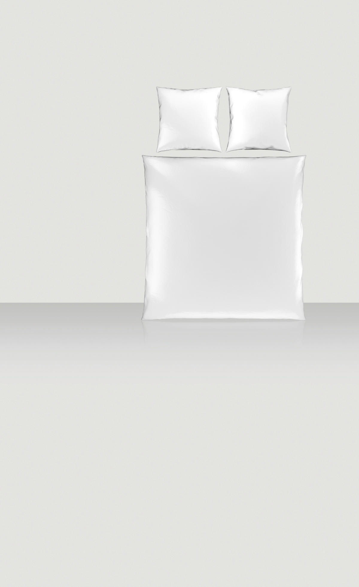 BETTWÄSCHE Satin 200/200 cm  - Weiß, Textil (200/200cm) - Novel