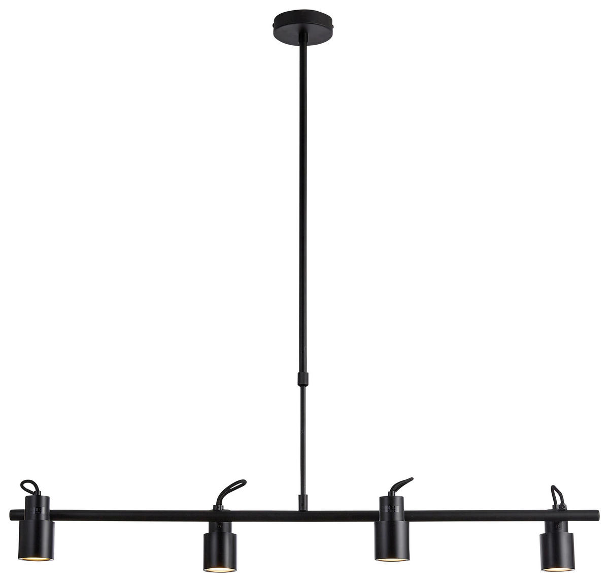 VISEČA SVETILKA  Maxim 95/20/75-130 cm           GU10 - črna, Basics, kovina (95/20/75-130cm)