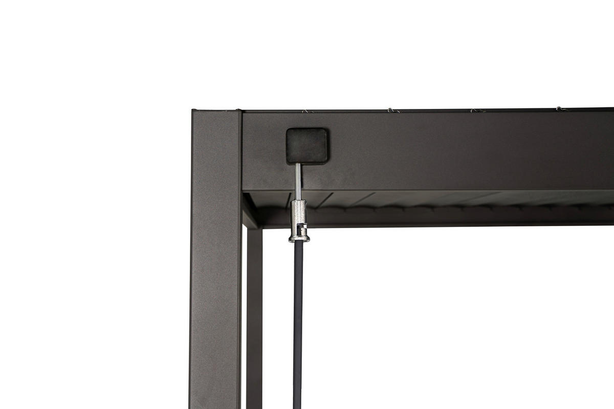 PERGOLA - Anthrazit, Lifestyle, Metall (300/240/400cm) - Gardenson