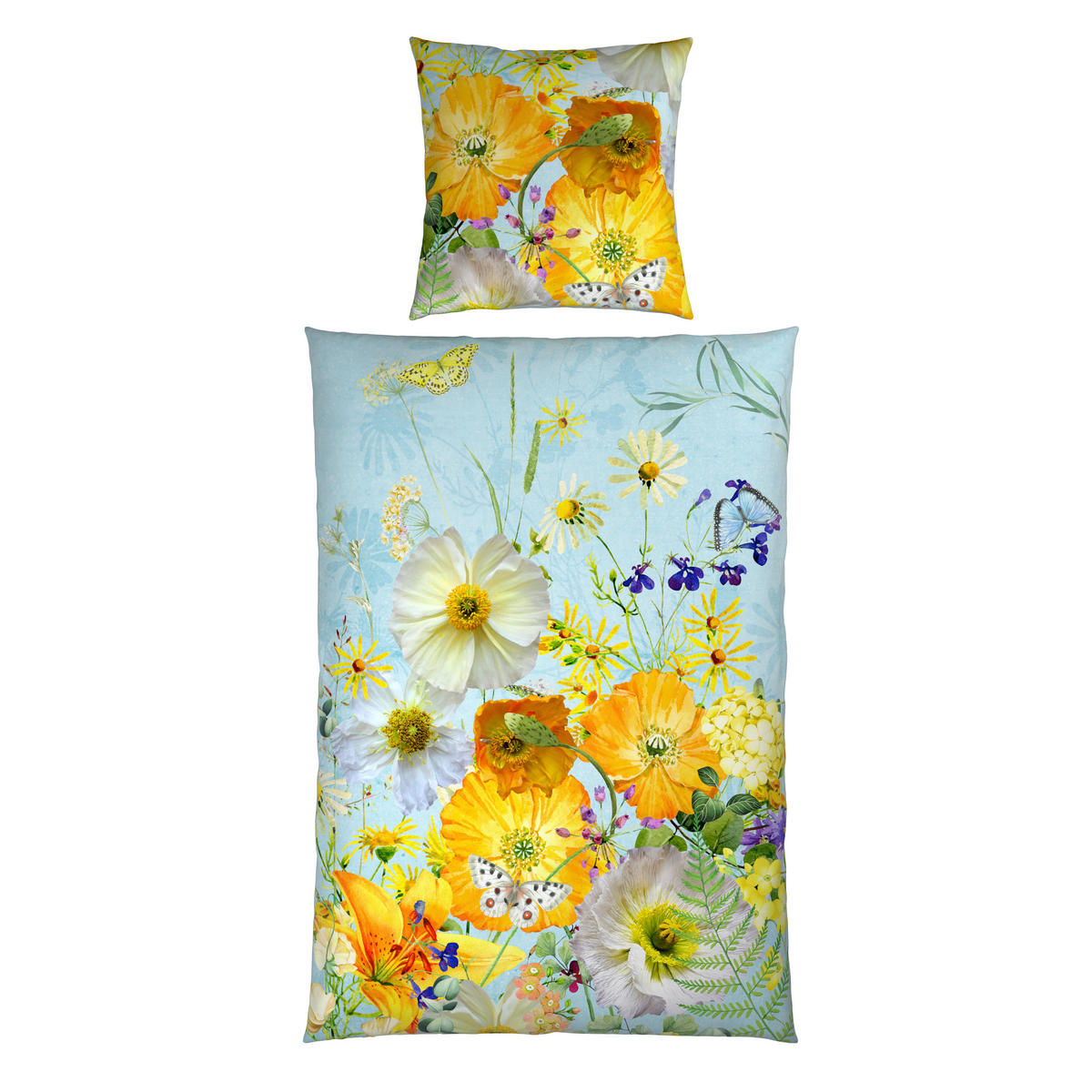 WENDEBETTWÄSCHE Satin 155/220 cm  - Multicolor, Design, Textil (155/220cm) - Esposa