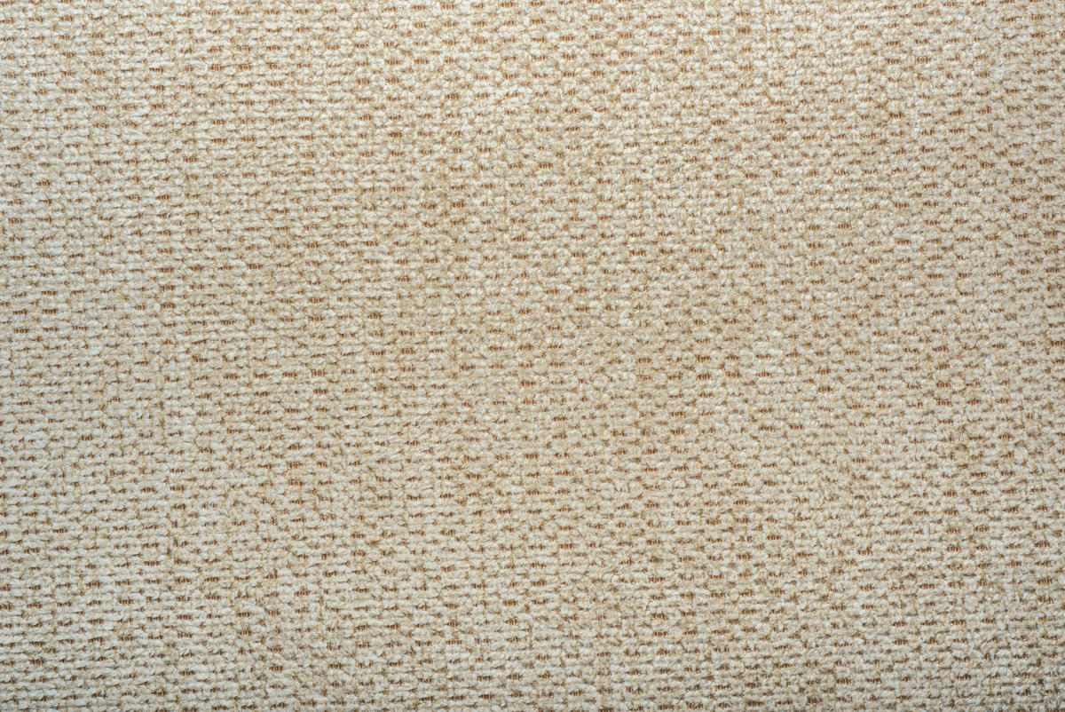 BIGSOFA Webstoff Beige  - Beige/Schwarz, KONVENTIONELL, Textil/Metall (280/80/110cm) - Carryhome