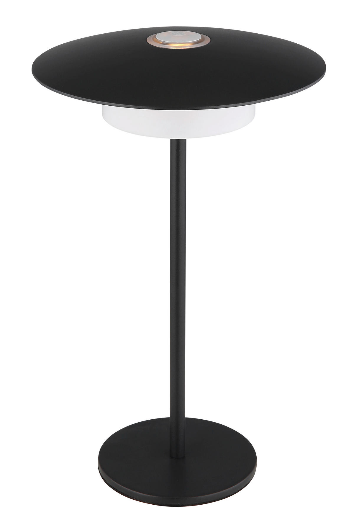 NAMIZNA SVETILKA ZA POLNJENJE        18/30 cm       - črna/bela, Design, kovina/umetna masa (18/30cm) - Globo